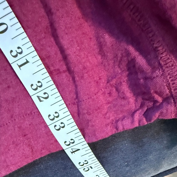 Free People Embroidered Tassel Tunic Burgundy L Boho Haute Hippie Beachy - Picture 8 of 9